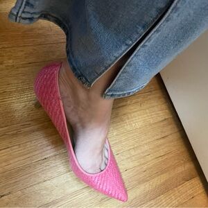 NWT Retro HUDSON Jolene Flare Wide Leg Denim Jeans With Kicky Front Slits - 29